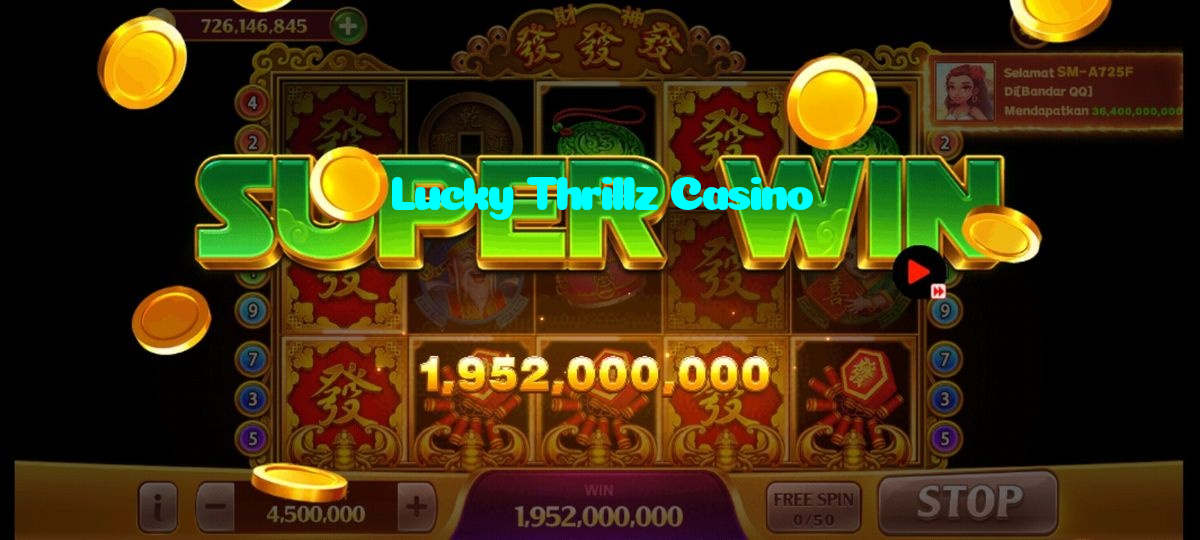 Lucky Thrillz Casino خوش آمدید بونس +600% پیشکش موبائل ایپ کے پروموشن سیکشن میں دکھائی دیتی ہے۔